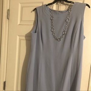 New Without Tags KASPER Suit Dress - Periwinkle Blue - Sz 18, fully lined!
